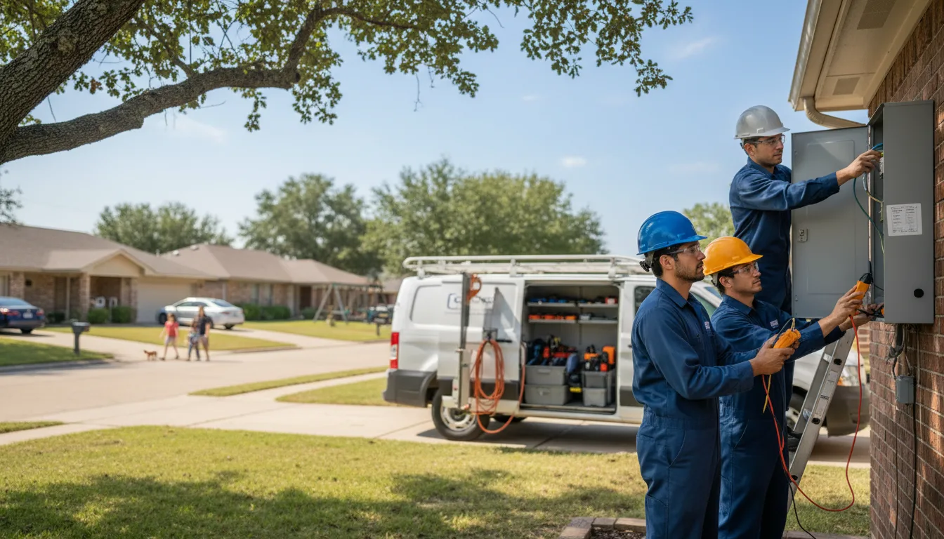 Certified electrician providing emergency electrical services in Middlebrook, VA